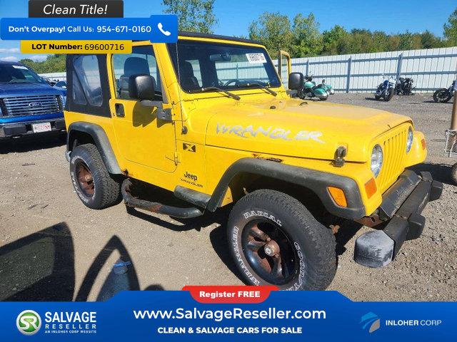 Used 2004 Jeep Wrangler X w/ Full Face Tire & Wheel Group AWD/4WD image 5