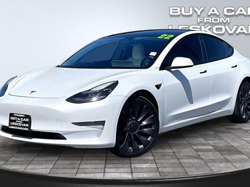 Used 2022 Tesla Model 3 Performance AWD/4WD image 12