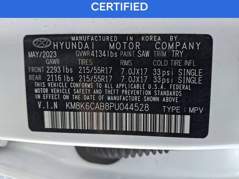 Certified 2023 Hyundai Kona SEL AWD/4WD image 27