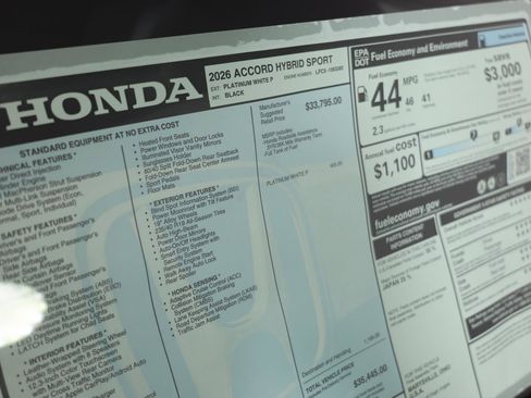New 2026 Honda Accord Sport image 27