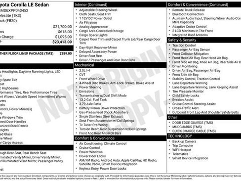 Certified 2023 Toyota Corolla LE image 42
