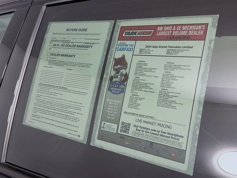 Certified 2024 Jeep Grand Cherokee Limited w/ Luxury Tech Group II AWD/4WD image 16