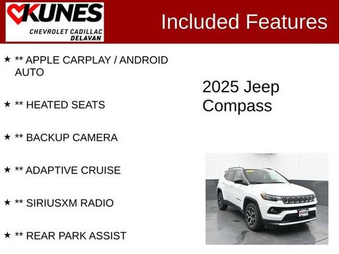Used 2025 Jeep Compass Limited AWD/4WD image 3