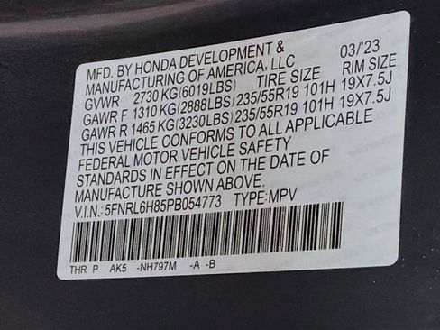 Used 2023 Honda Odyssey Touring image 40
