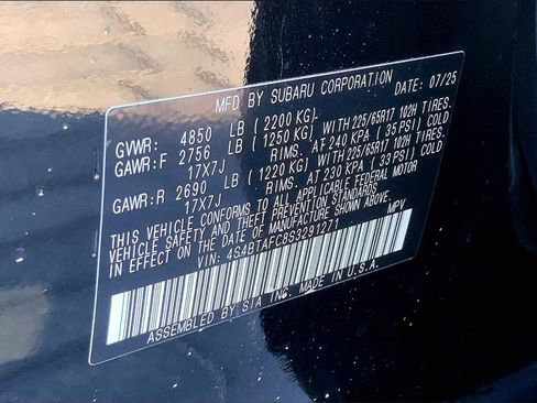 Certified 2025 Subaru Outback Premium image 19