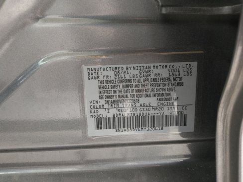 Used 2021 Nissan Sentra SR w/ Trunk Package FWD image 33