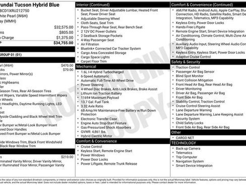 Certified 2024 Hyundai Tucson Blue image 24