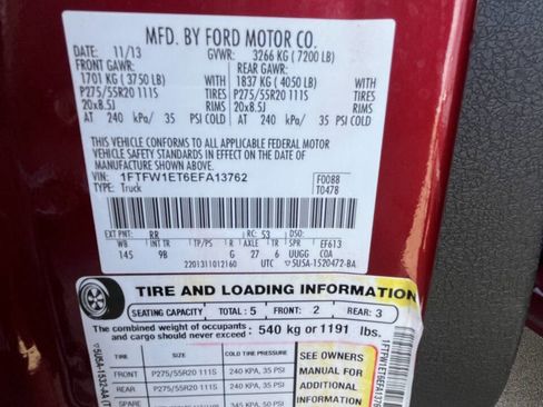 Used 2014 Ford F150 Platinum AWD/4WD image 32