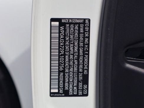 Certified 2023 Porsche Panamera Platinum Edition RWD image 29