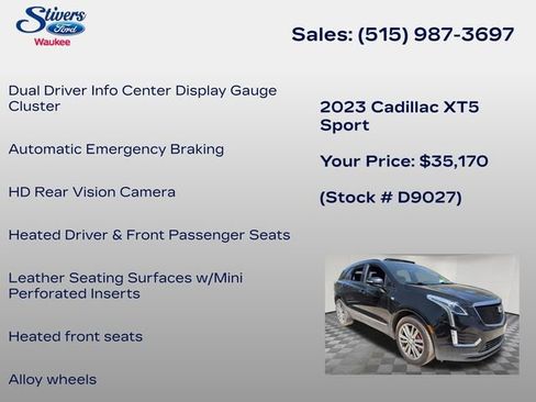 Used 2023 Cadillac XT5 Sportv AWD/4WD image 18