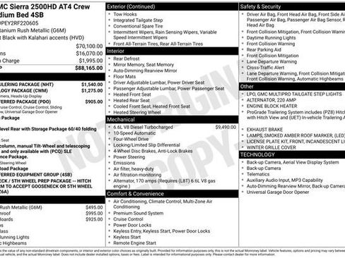 Used 2024 GMC Sierra 2500 AT4 w/ Max Trailering Package AWD/4WD image 32