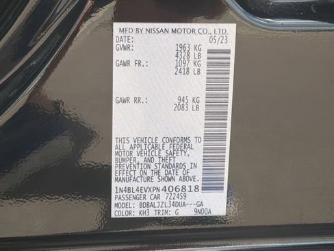 Used 2023 Nissan Altima 2.5 SL FWD image 12
