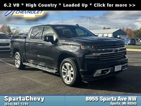 Used 2020 Chevrolet Silverado 1500 High Country w/ Technology Package image 1