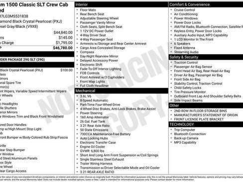 Used 2021 RAM 1500 Classic SLT image 25