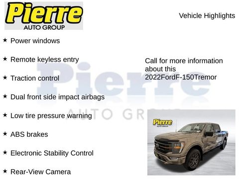 Used 2022 Ford F150 Tremor w/ Equipment Group 401A Mid AWD/4WD image 14
