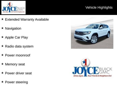 Used 2021 Volkswagen Atlas SEL AWD/4WD image 25