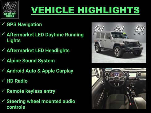 Used 2019 Jeep Wrangler Unlimited Sahara AWD/4WD image 3