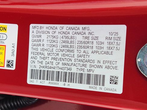 New 2026 Honda CR-V EX image 17