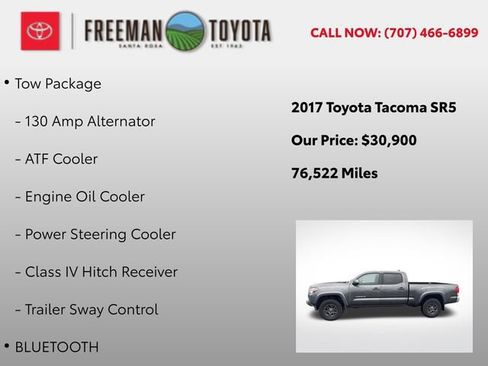 Used 2017 Toyota Tacoma SR5 w/ Tow Package AWD/4WD image 5