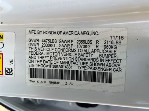 Used 2019 Honda Accord Sport image 17