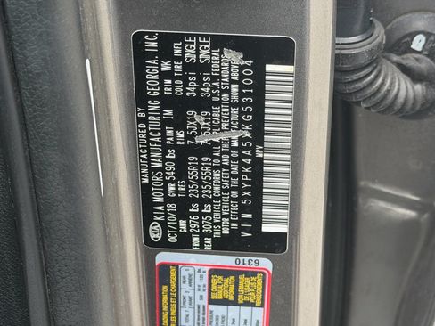 Used 2019 Kia Sorento SX w/ SX Touring Package FWD image 22