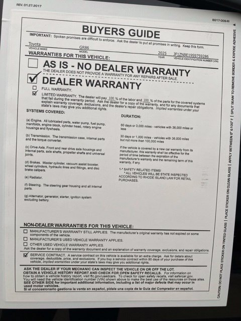 Certified 2025 Toyota GR86 Premium w/ Performance Package RWD image 36