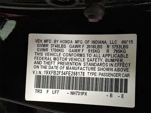 Used 2015 Honda Civic LX image 28