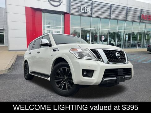 Used 2019 Nissan Armada Platinum w/ Interior Lighting Package AWD/4WD image 2