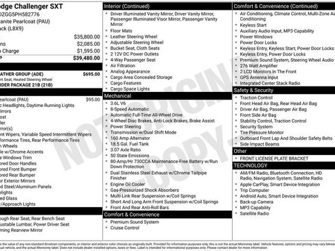 Used 2023 Dodge Challenger SXT w/ Cold Weather Group image 10