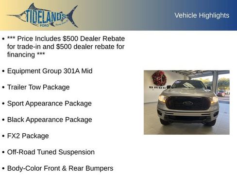 Used 2022 Ford Ranger XLT w/ Equipment Group 301A Mid image 12