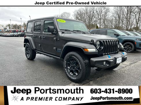 Certified 2023 Jeep Wrangler Unlimited w/ Cold Weather Group AWD/4WD image 1