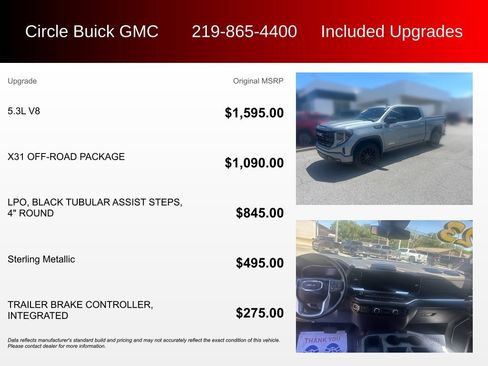 Used 2023 GMC Sierra 1500 Elevation w/ X31 Off-Road Package AWD/4WD image 3