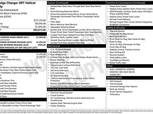 Used 2021 Dodge Charger SRT Hellcat w/ Harman/Kardon Audio Group image 4