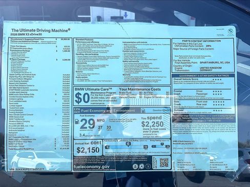 New 2026 BMW X3 xDrive30 w/ M Sport Package image 19