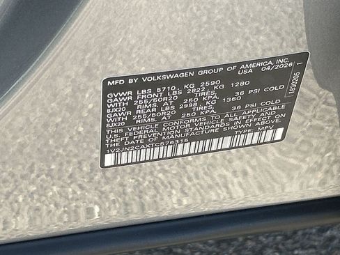 New 2026 Volkswagen Atlas SE FWD image 28