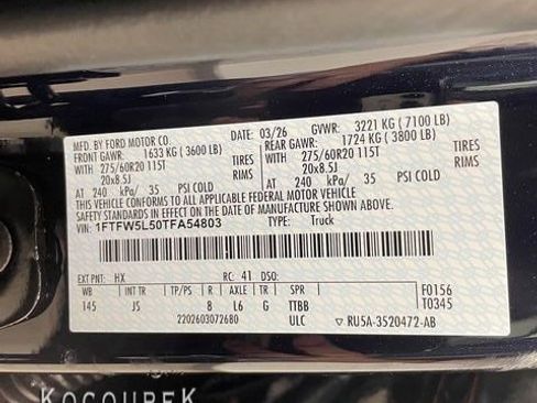 New 2026 Ford F150 Lariat w/ Equipment Group 502A High AWD/4WD image 27