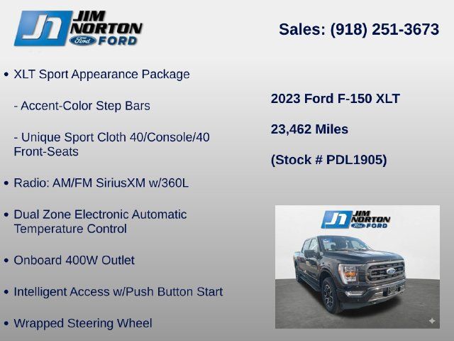 Used 2023 Ford F150 XLT w/ Equipment Group 302A High AWD/4WD image 17