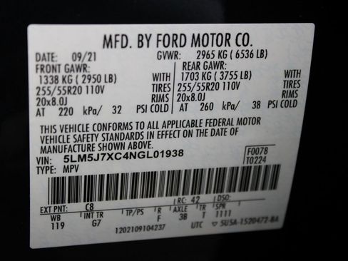 Used 2022 Lincoln Aviator Reserve w/ Equipment Group 201A AWD/4WD image 74