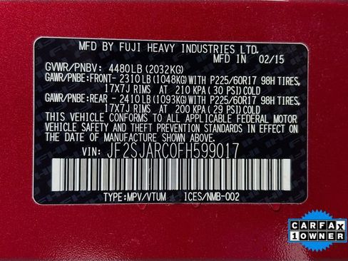 Used 2015 Subaru Forester 2.5i Limited image 32