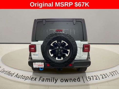 Used 2025 Jeep Wrangler Unlimited Rubicon 4xe w/ Safety Group AWD/4WD image 4