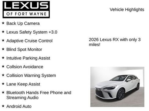 New 2026 Lexus RX 350 image 7