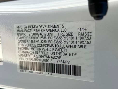 New 2026 Honda Odyssey Sport-L image 30