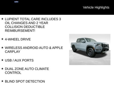 Used 2025 Nissan Frontier PRO-4X w/ Interior Protection Package AWD/4WD image 7