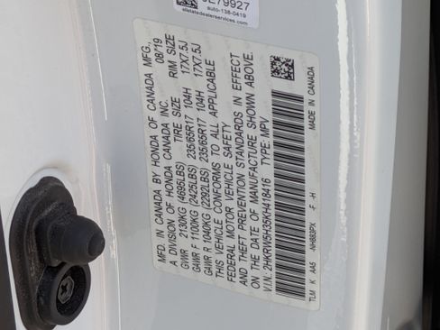 Used 2019 Honda CR-V LX image 31