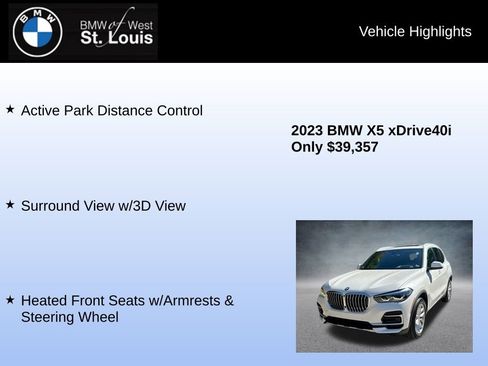 Used 2023 BMW X5 xDrive40i w/ Premium Package image 24