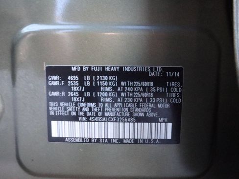 Used 2015 Subaru Outback 2.5i Limited image 15