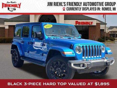 Used 2023 Jeep Wrangler Unlimited Sahara w/ Cold Weather Group AWD/4WD image 1