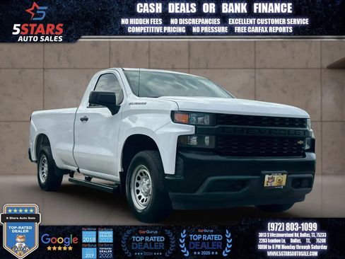 Used 2020 Chevrolet Silverado 1500 W/T w/ WT Value Package AWD/4WD image 1