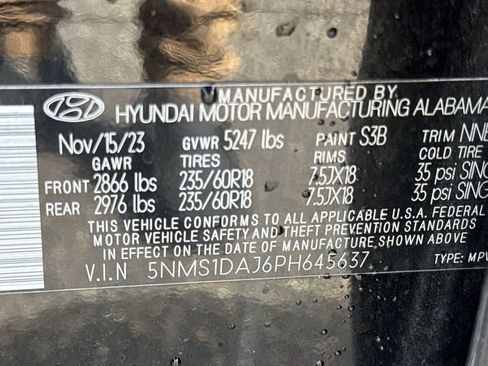 Used 2023 Hyundai Santa Fe SE AWD/4WD image 32