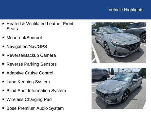 Used 2023 Hyundai Elantra Limited w/ Cargo Package FWD image 16